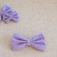 Spooky Purple Bow Tie