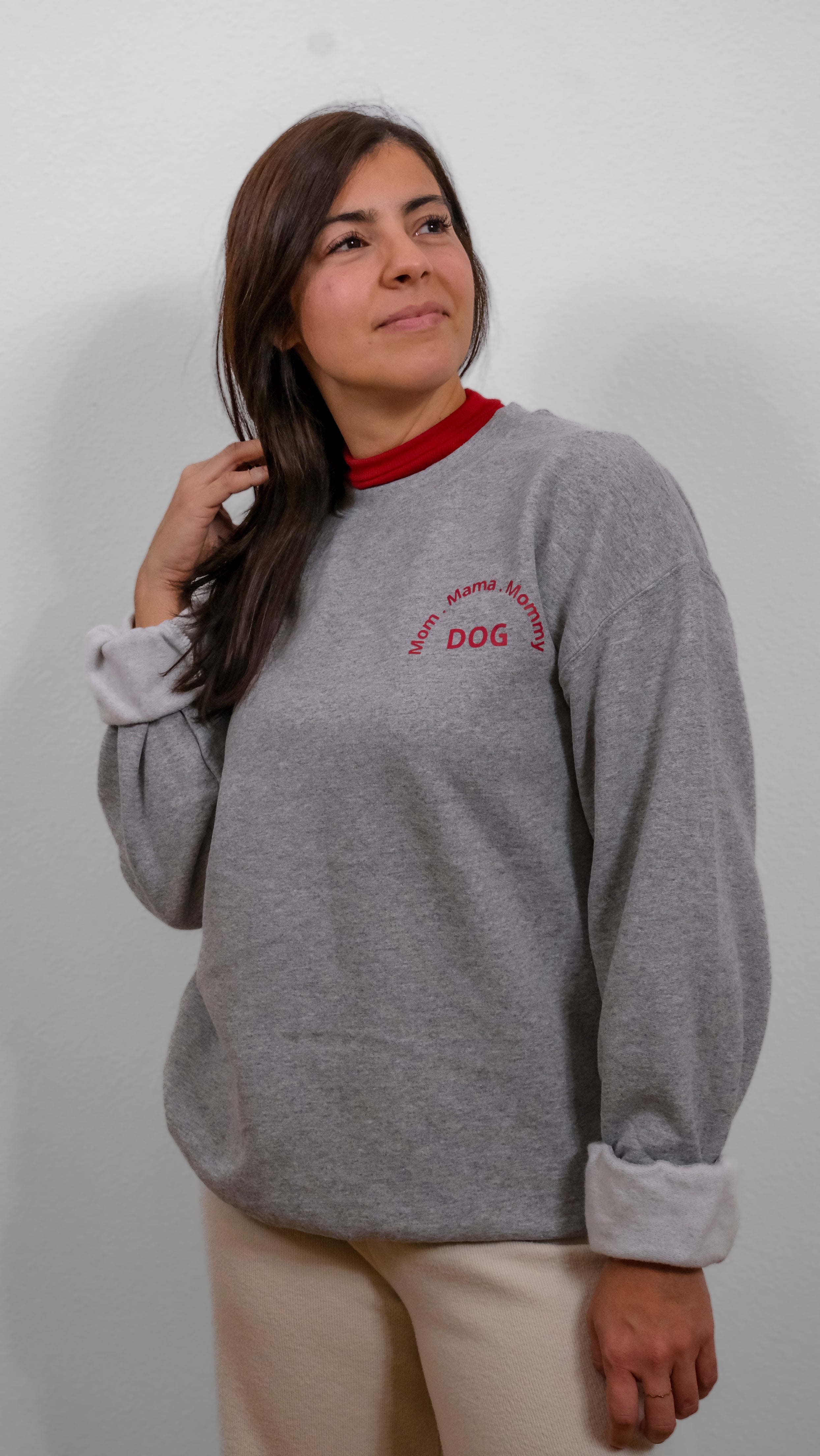 Dog mom hot sale crewneck sweatshirt