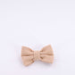 Cream Corduroy Bow Tie