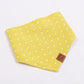 Lemon Yellow Dots Bandana