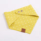 Lemon Yellow Dots Bandana