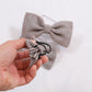 Black and White Houndstooth Bow Tie