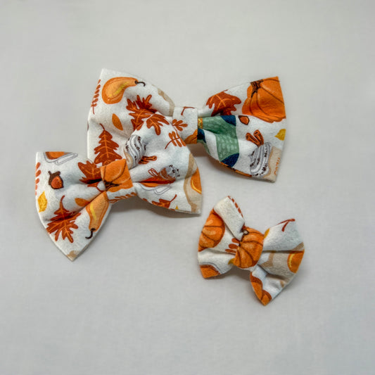 Pumpkin Spice Bow Tie