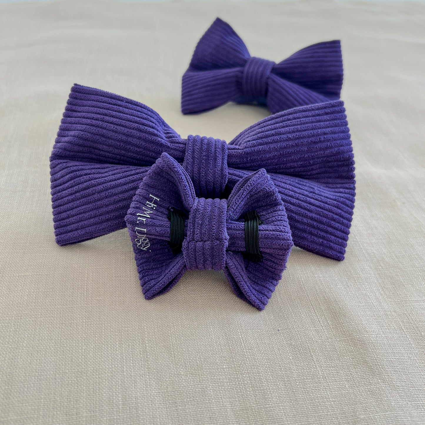 Purple Texas Thistle Bow Tie