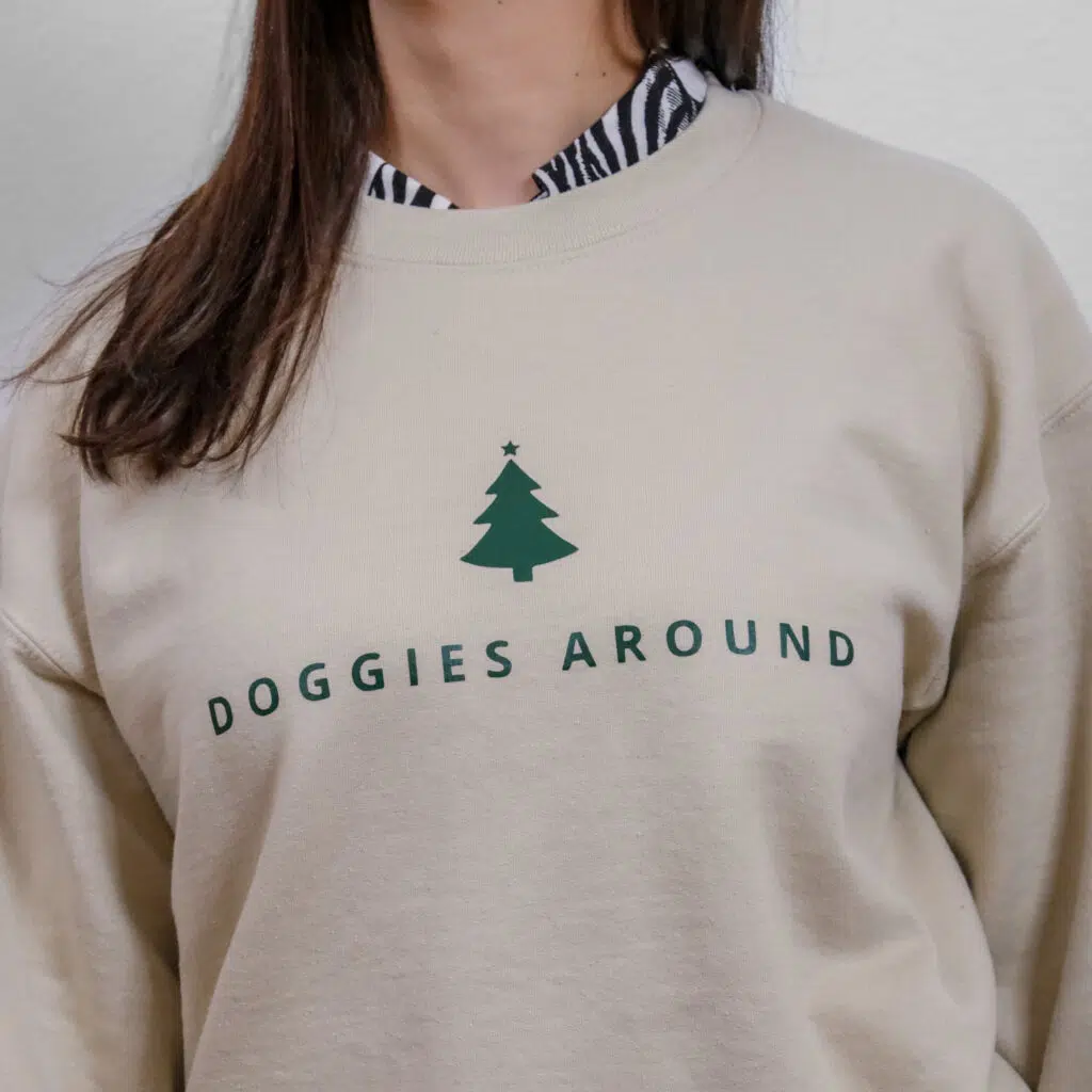 Crewneck Sweater "Doggies Around"
