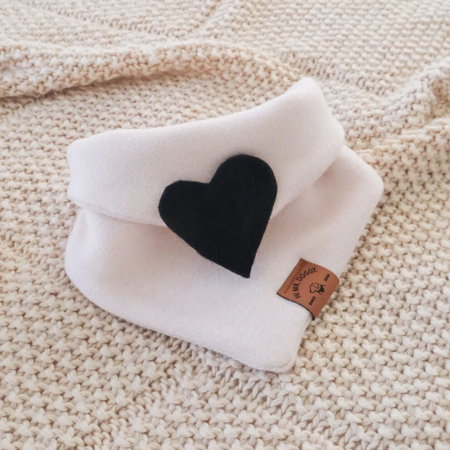 Dog Bandana Cream Love Letter - photo 5