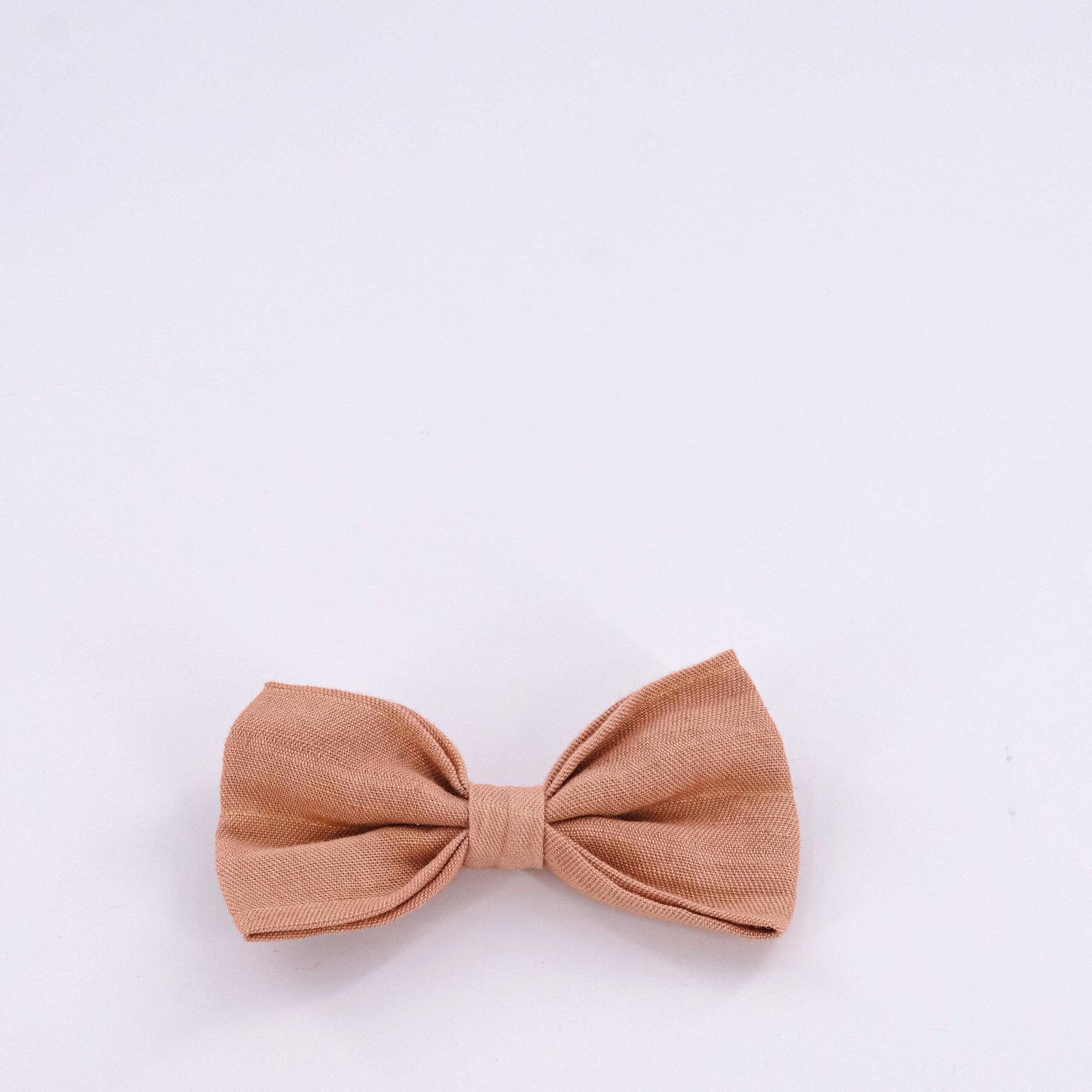 Bow Tie Linen Camel - Image 3