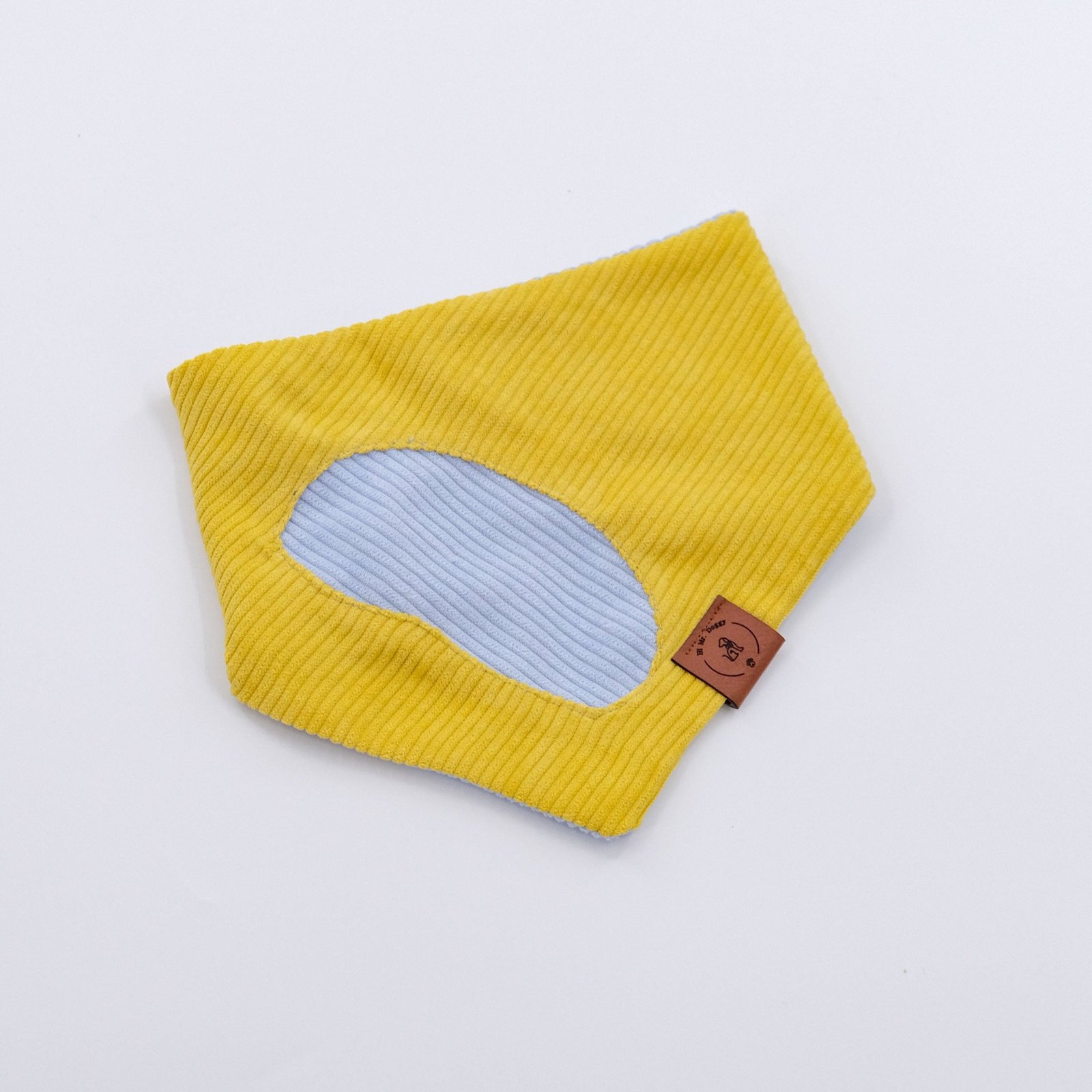 Bandana Soft Corduroy – Blue & Yellow - Image 9