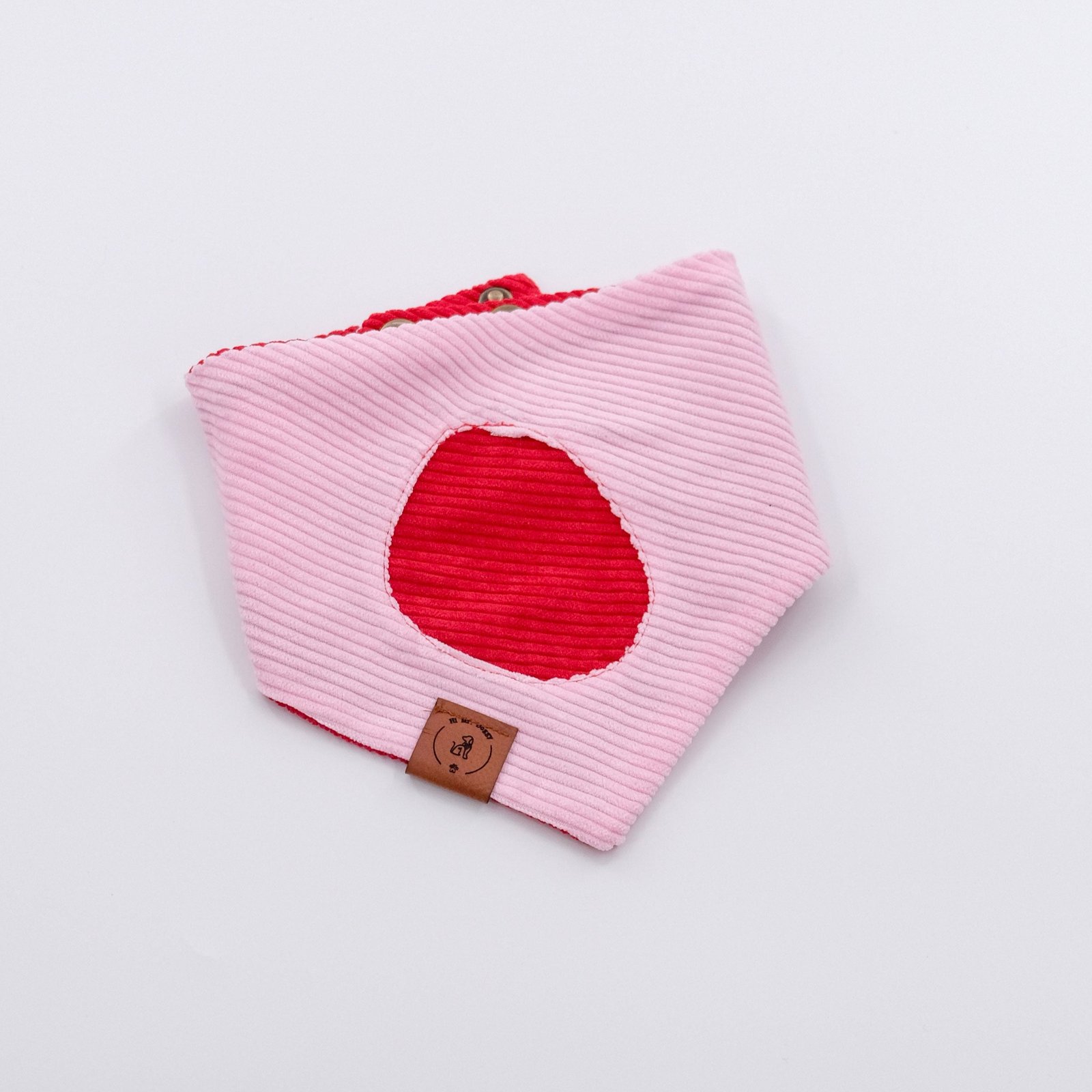 Bandana Soft Corduroy – Pink & Red - Image 7