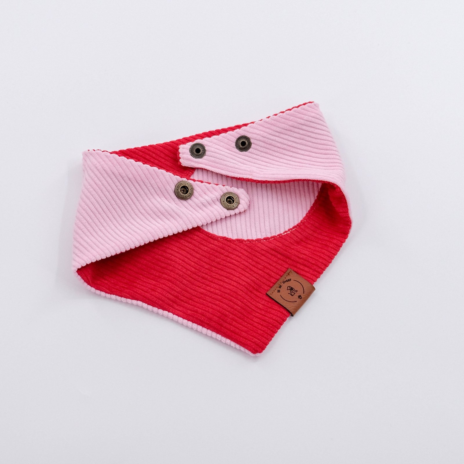 Bandana Soft Corduroy – Pink & Red - Image 10