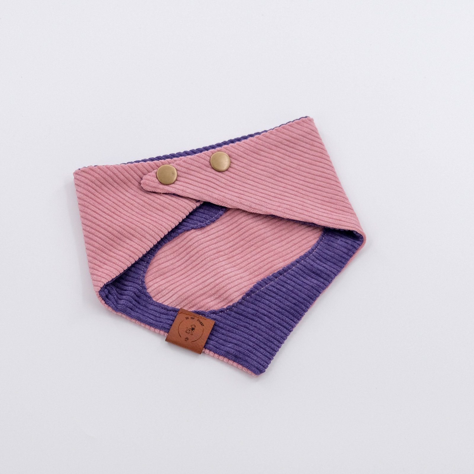 Bandana Soft Corduroy – Purple & Pink - Image 3