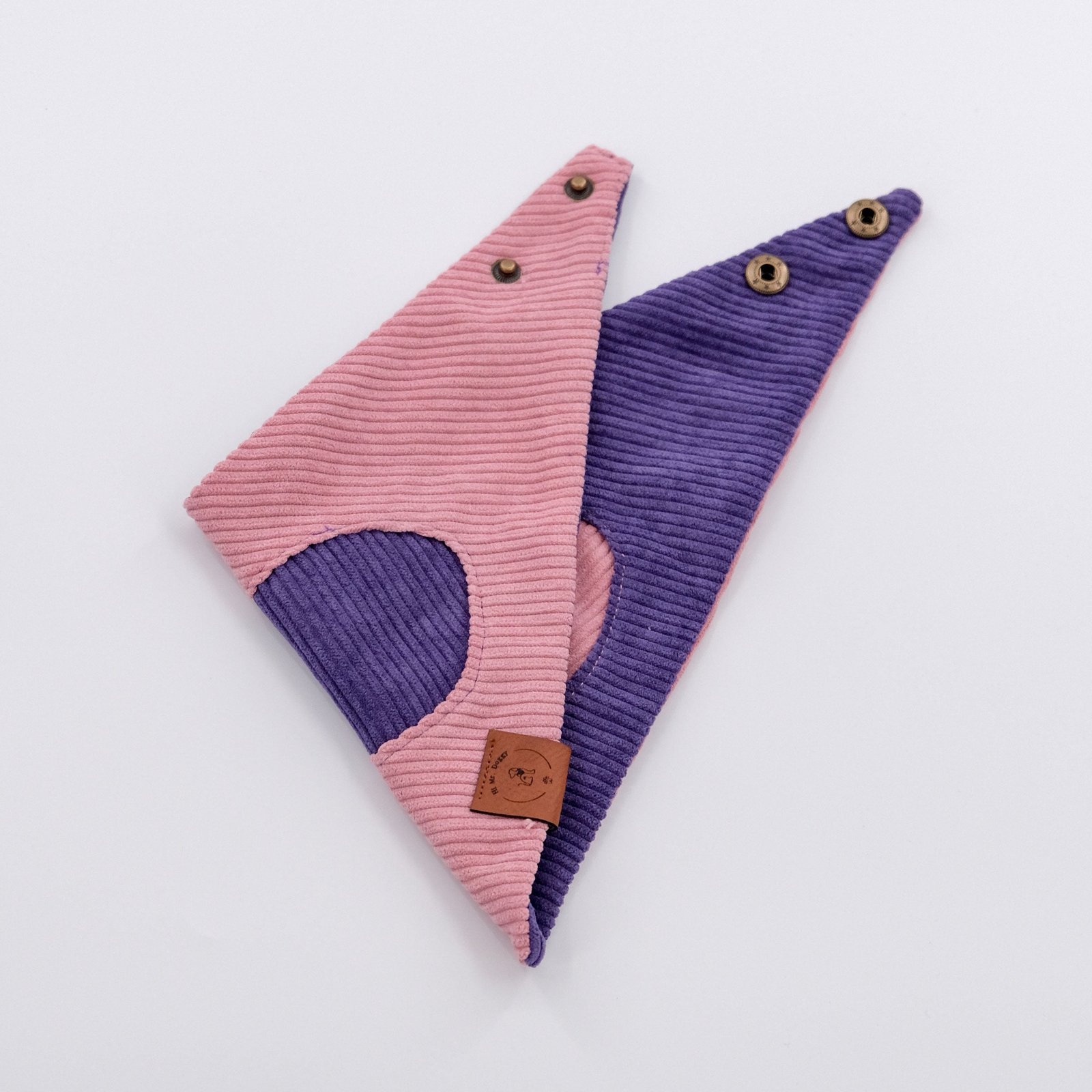 Bandana Soft Corduroy – Purple & Pink - Image 4