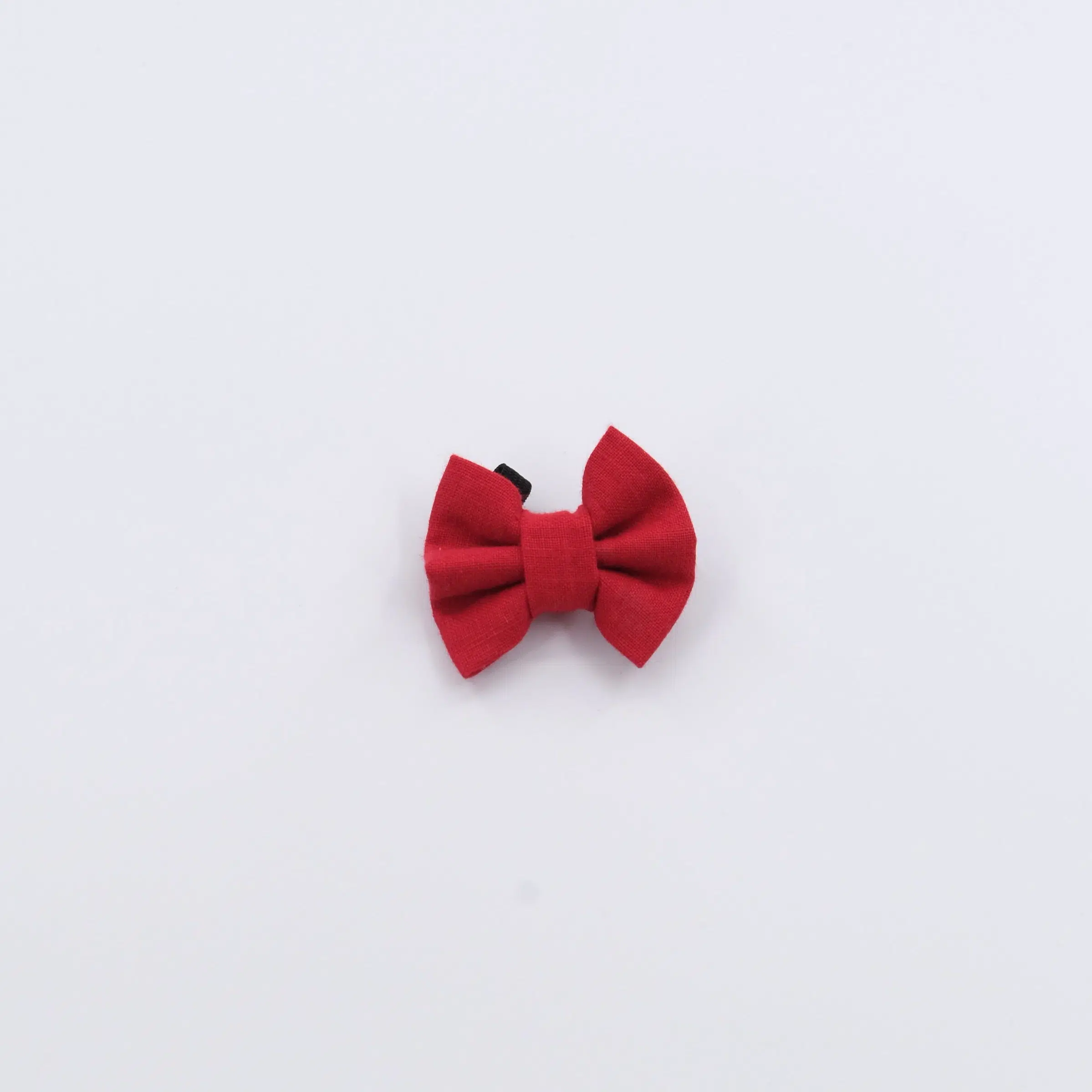 Red Linen Dog Bow Tie - photo 5