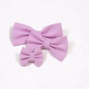 Lilac Dog Bow Tie