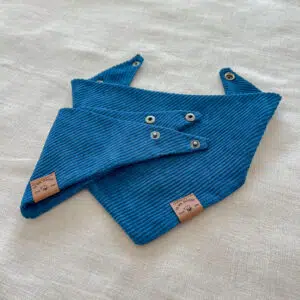 Dog Bandana Emerald Rose Corduroy