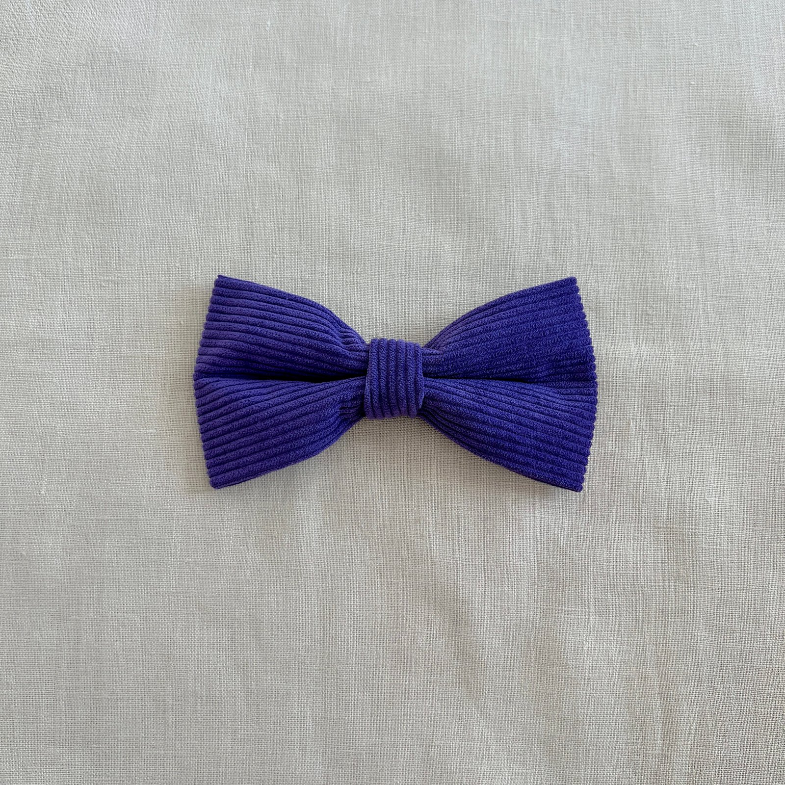 Bow Tie Corduroy Purple Texas Thistle - Image 2