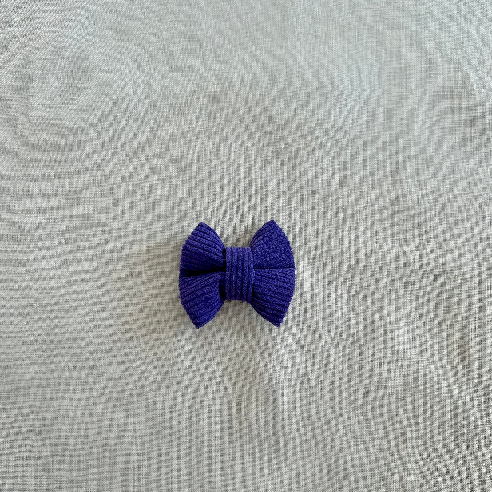 Bow Tie Corduroy Purple Texas Thistle - Image 4
