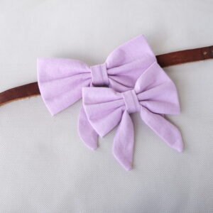 Lilac Sailor Bow – Dog & Cat Collar