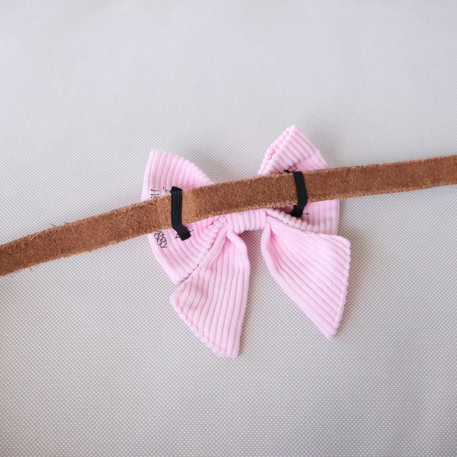 Pink Corduroy Sailor Bow – Dog & Cat Collar - Image 6