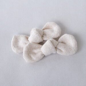 Cotton Cloud Frankie Bow - handmade fabric dog hair bow, product photo
