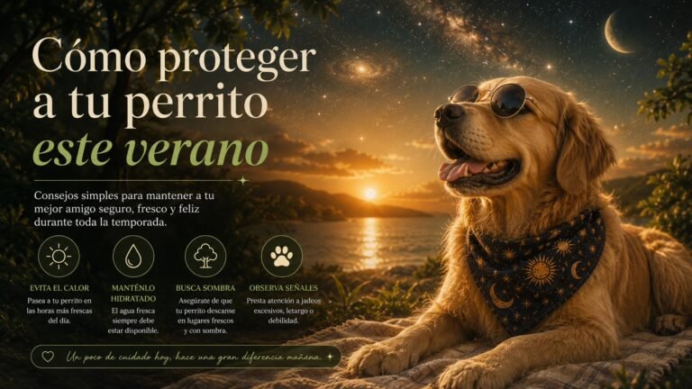 C&oacute;mo proteger a tu perrito este verano, y el dato que nadie quiere ver